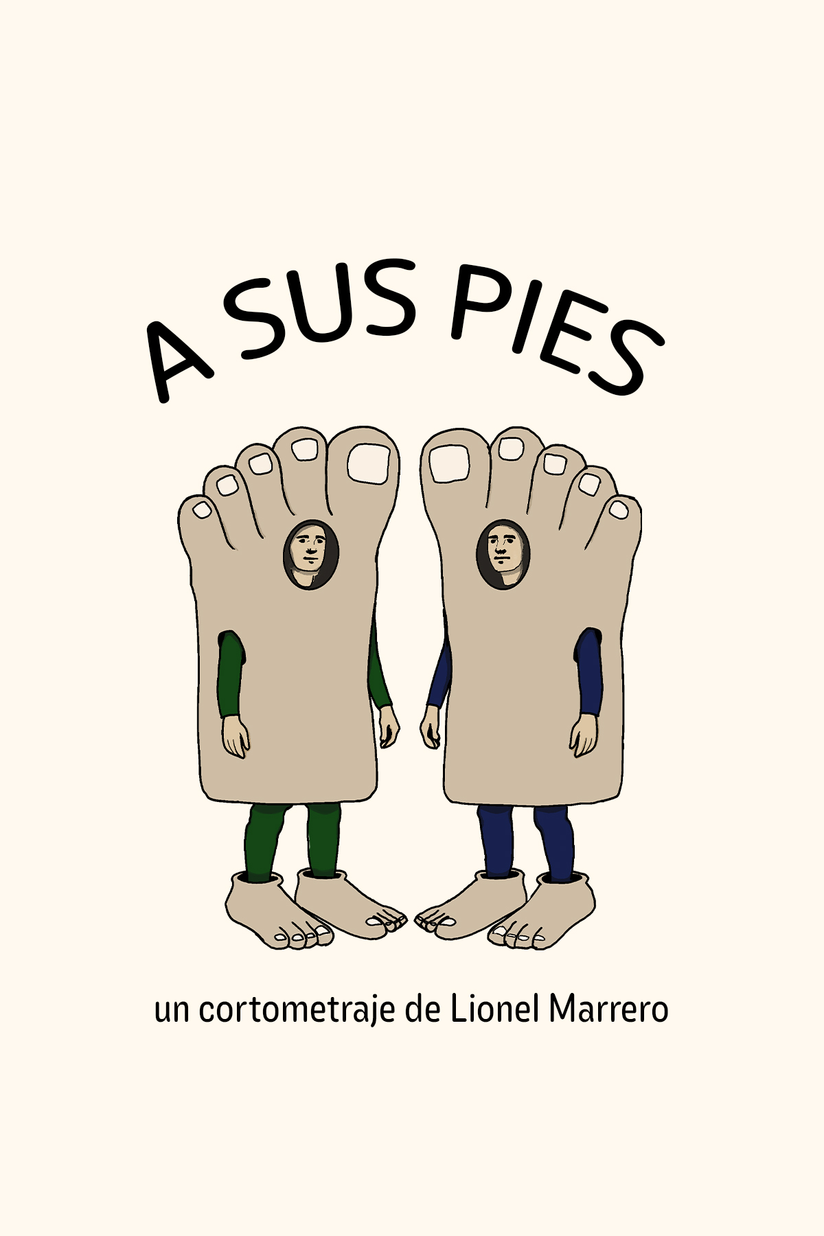 Póster de A sus pies